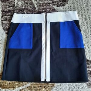 INC COLOR BLOCK SKIRT